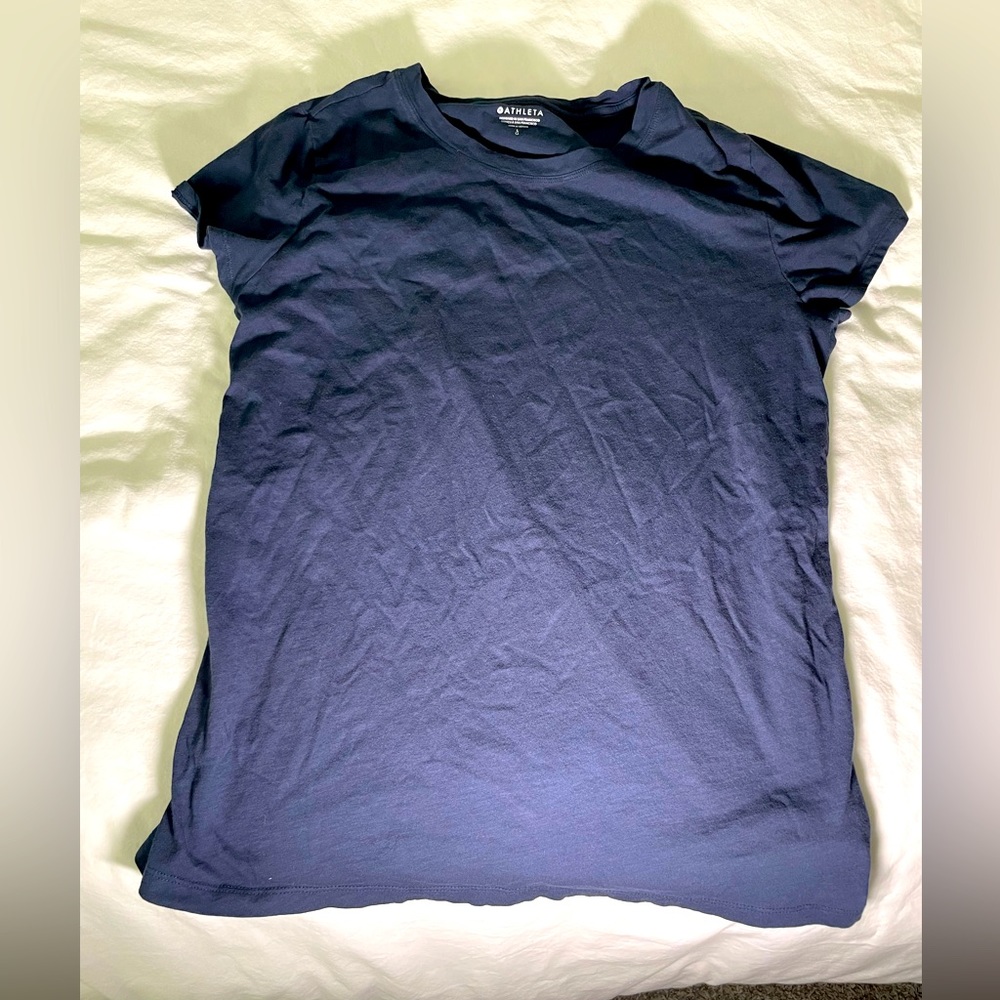 Athleta organic daily crew tee